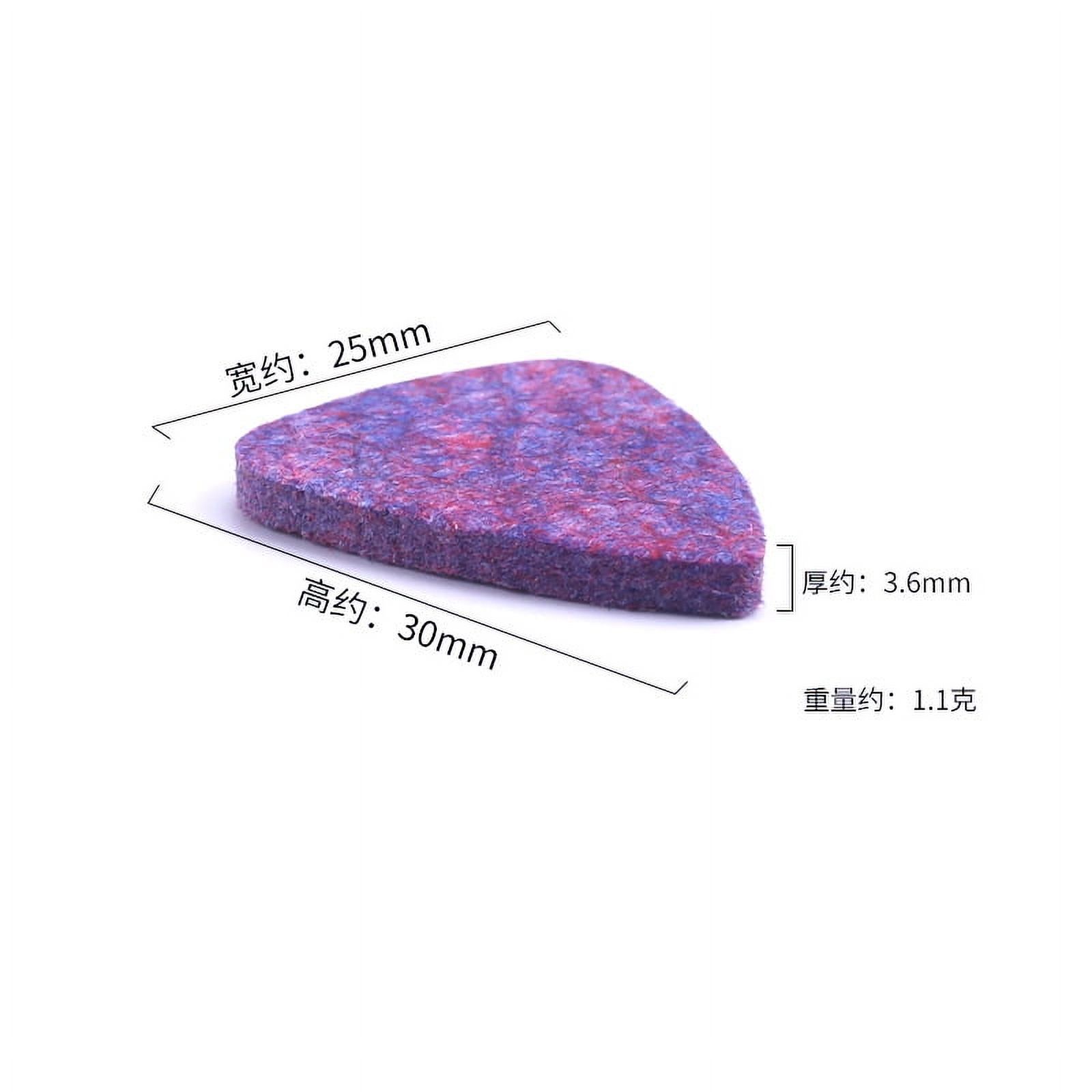 Felt Thumb Picks for Guitar and Ukulele Wool Plectrums Assorted Color 6pcs Set